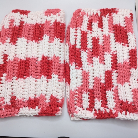 💞2/$20 HAND CRAFTED Crocheted All Purpse 100% Cottn Reusble Bath or Dish Cloths - Picture 5 of 7